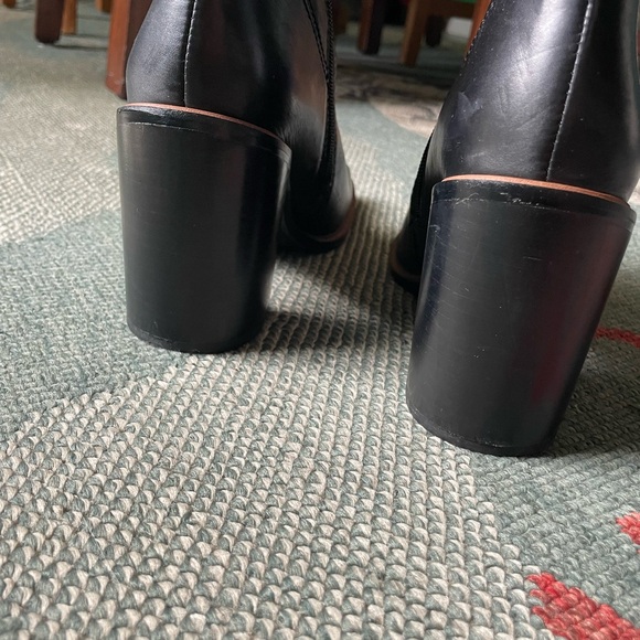 Franco Sarto Black Stevie Heeled Boots - Picture 9 of 15